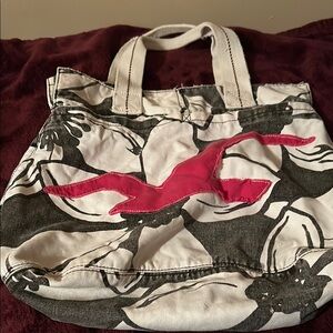 Stylish Pink and Black Tote Bag
